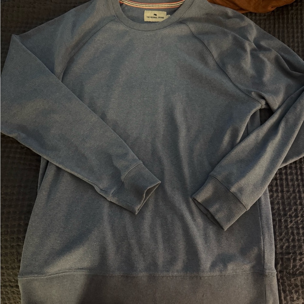 The Normal Brand Heather Blue Sweatshirt